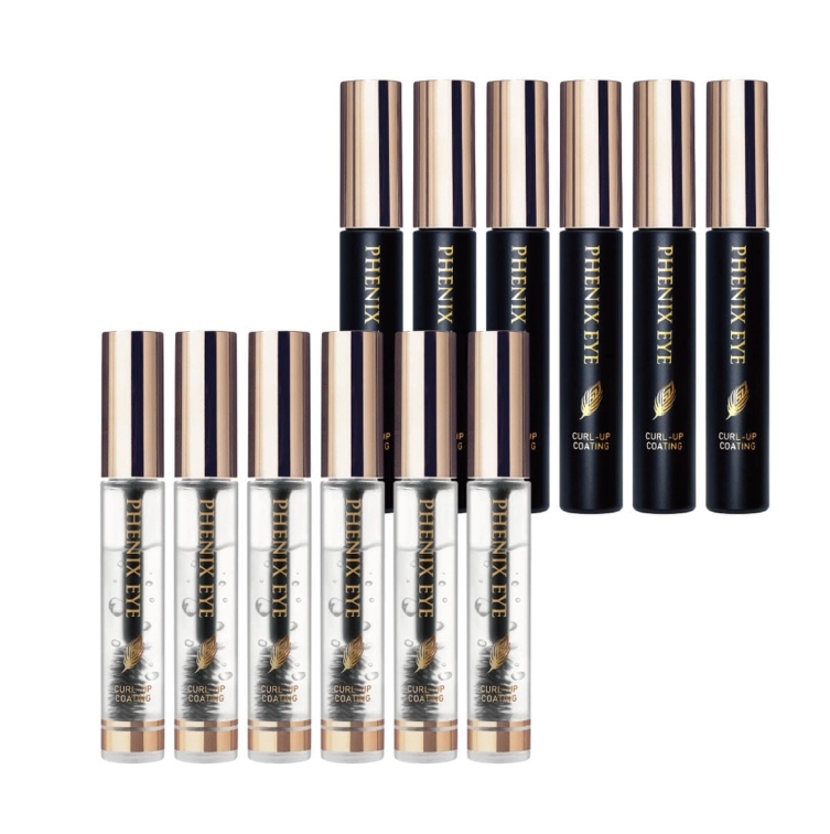 【フェニックスアイ】  カールアップコーティング 6本＆カールアップコーティングBK  6本　計12本セット