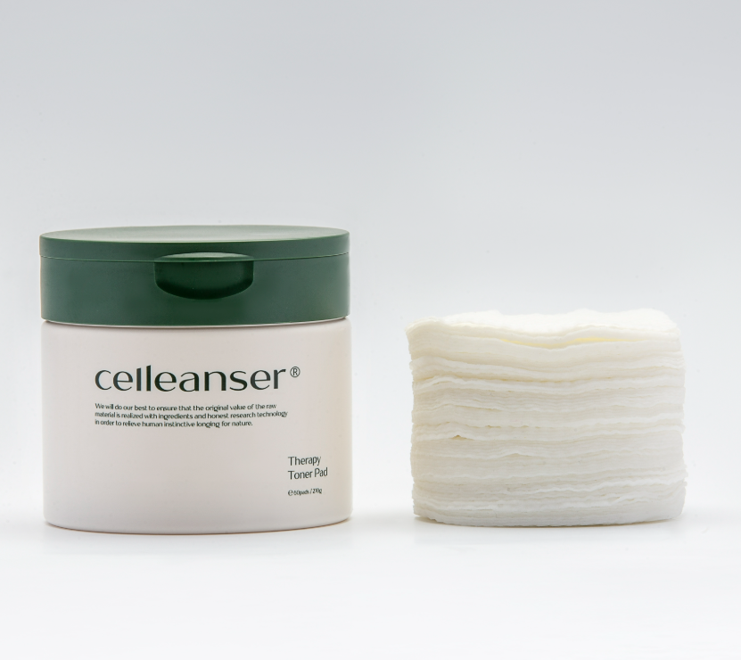 【Celleanser】セラピーライン トナーパッド 60枚（箱潰れ、汚れあり）※卸価より5％OFF＃ワゴンセール品