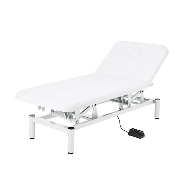 【SevenBeauty】電動昇降 リクライニングマッサージベッド (有孔) 長さ185×幅75×高さ51～88cm