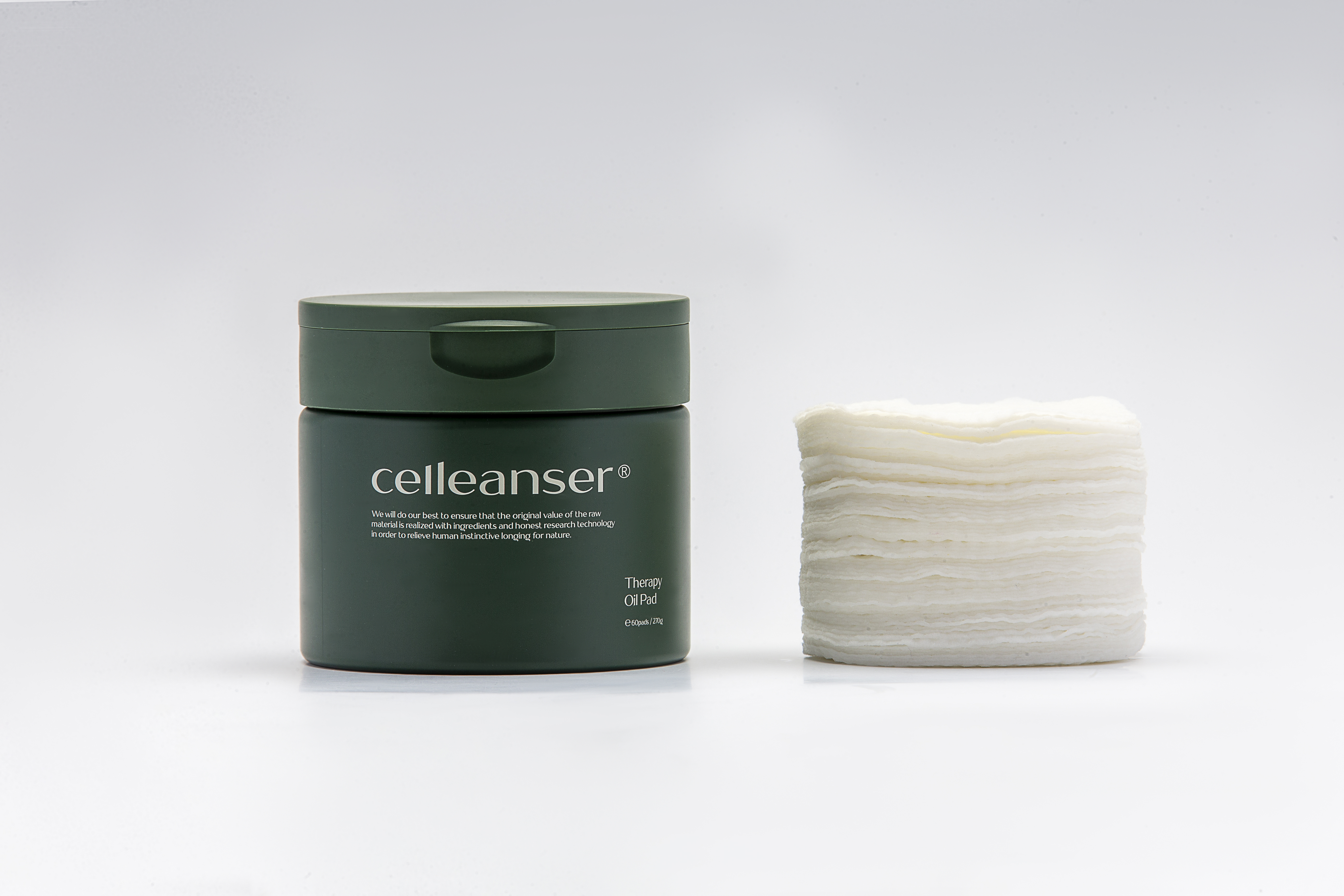 ＃ワゴンセール 【celleanser】セラピーライン オイルパッド 60枚※外装シュリンク無し