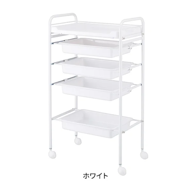 シンプルワゴン (引出し付き) 5段 （送料込みの金額となっております）