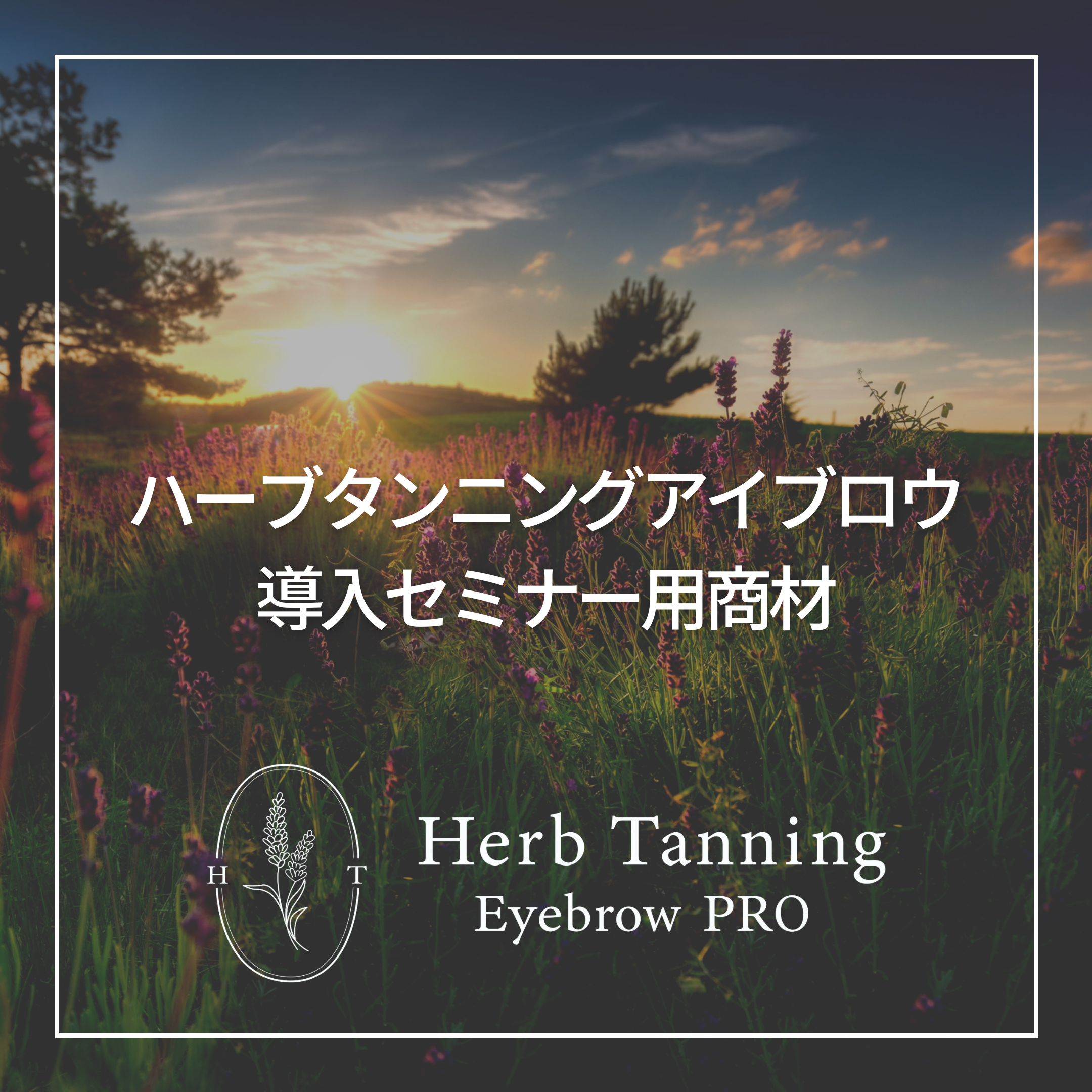 【Herb Tanning Eyebrow PRO】 セミナー用商材セット